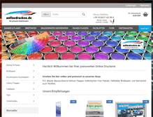Tablet Screenshot of onlinedrucken.de